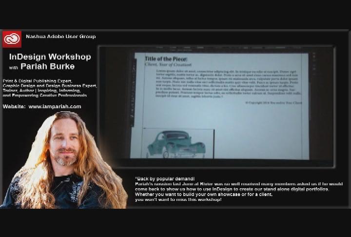 Thumbnail image for InDesign Workshop with Pariah Burke
