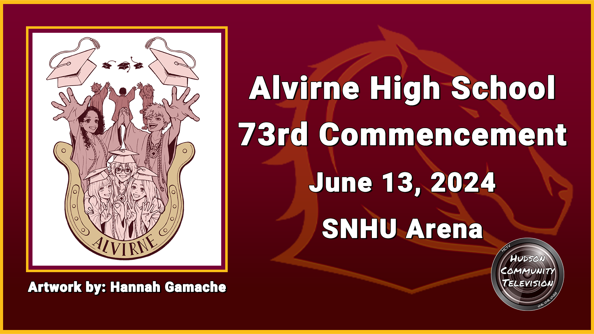 Alvirne high school class of 2024 graduation ceremony