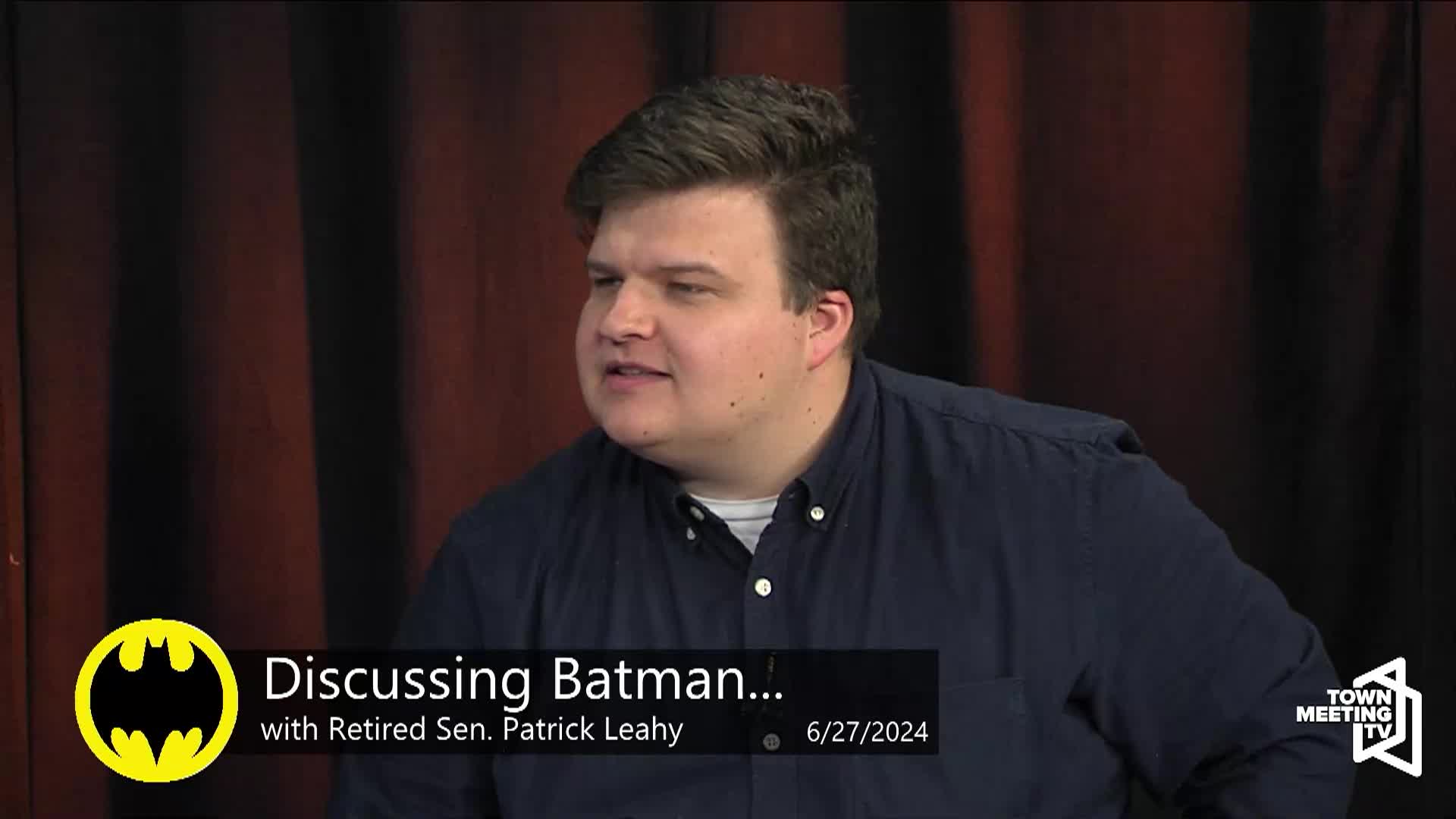 Discussion on Batman with Senator Patrick Leahy