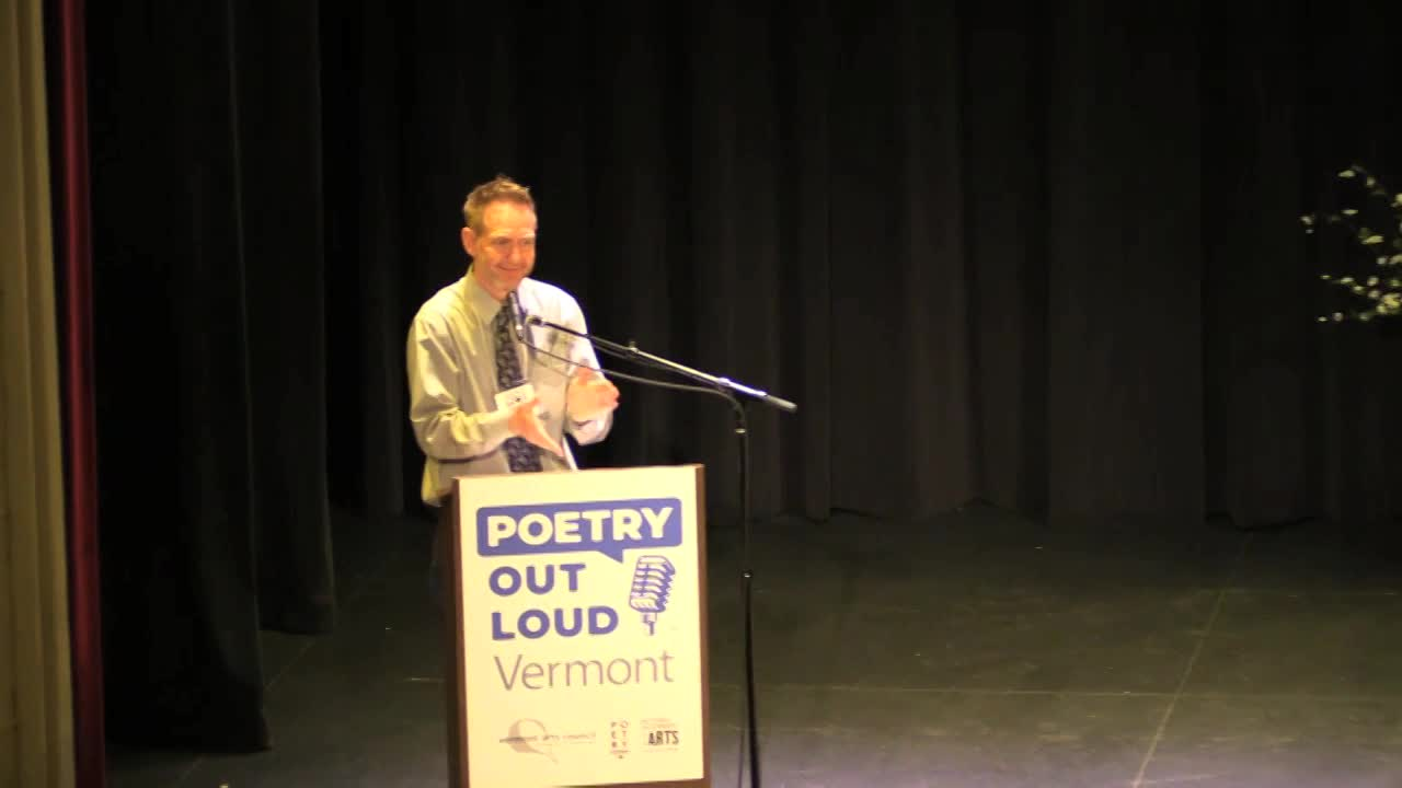 Region 2 Semifinal of the 2020 Vermont Poetry Out Loud Competition