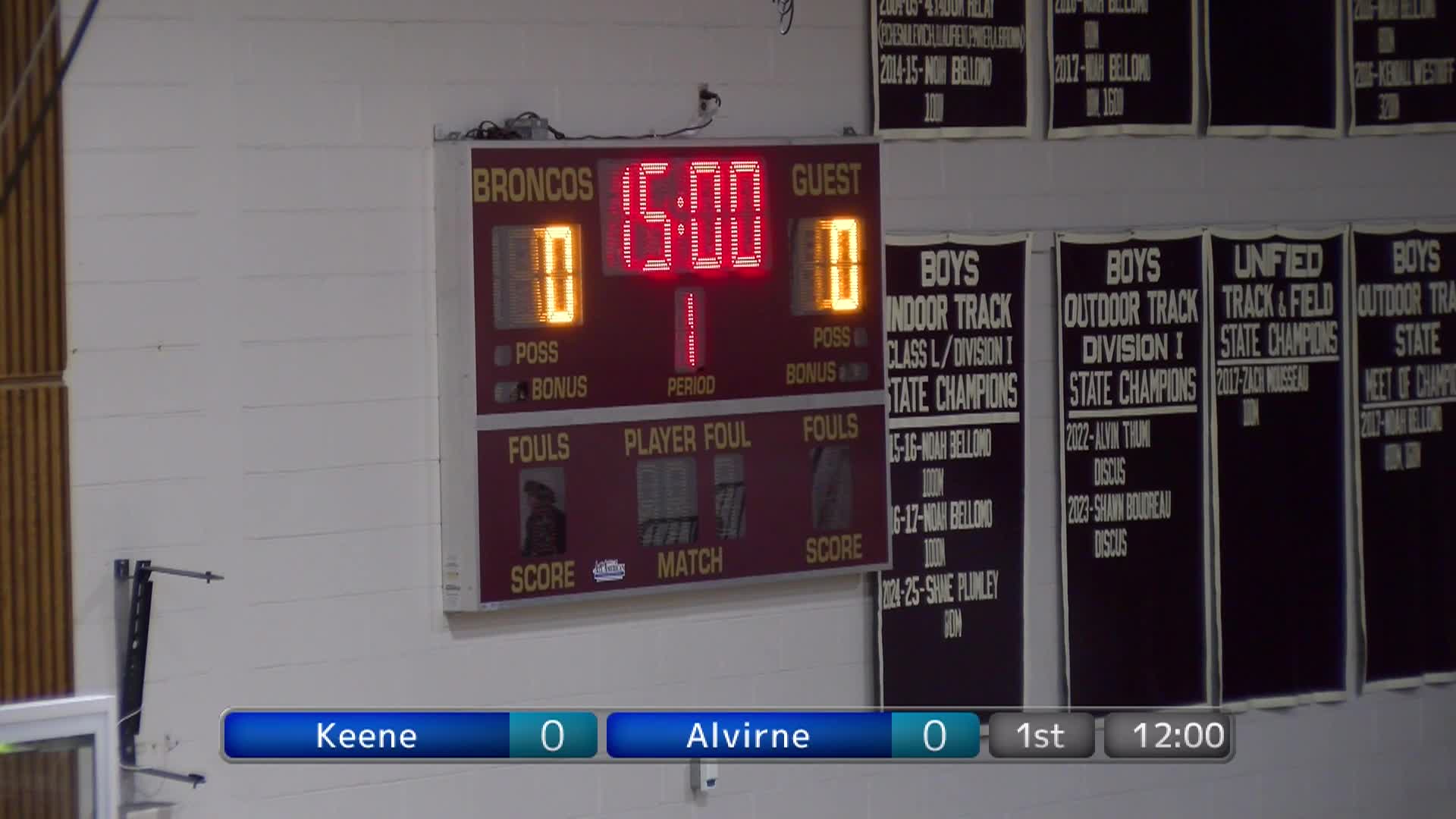 Alvirne vs Keene Boys Varsity Basketball 12-19-25