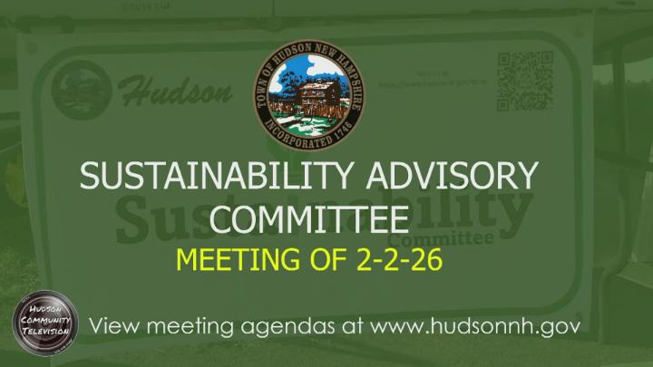 Thumbnail image for Sustainability Advisory Committee Meeting of 02-02-26