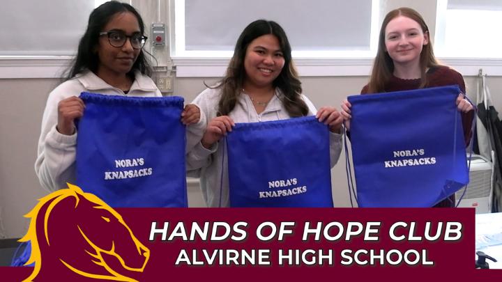 Thumbnail image for Alvirne High School Hands of Hope Club Knapsacks of Warmth