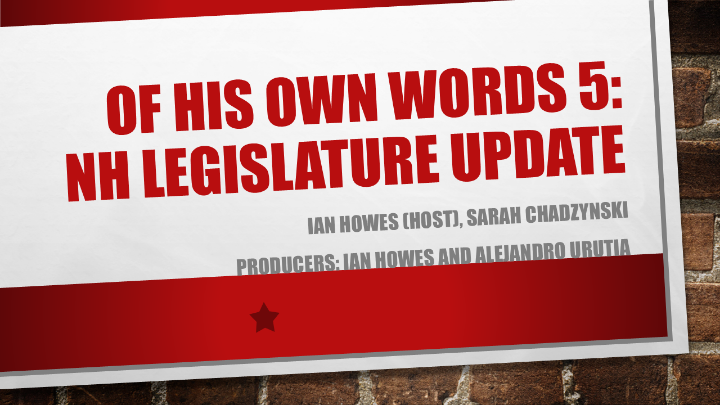 Thumbnail image for Of His Own Words Autism Awareness with Ian Howes Pt. 5