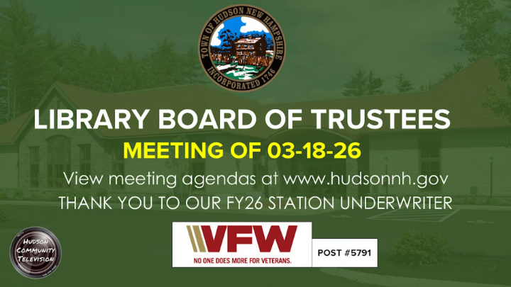 Thumbnail image for Library Trustees Meeting of 03-12-26