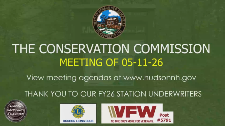 Thumbnail image for Conservation Commission Meeting of 05-11-26
