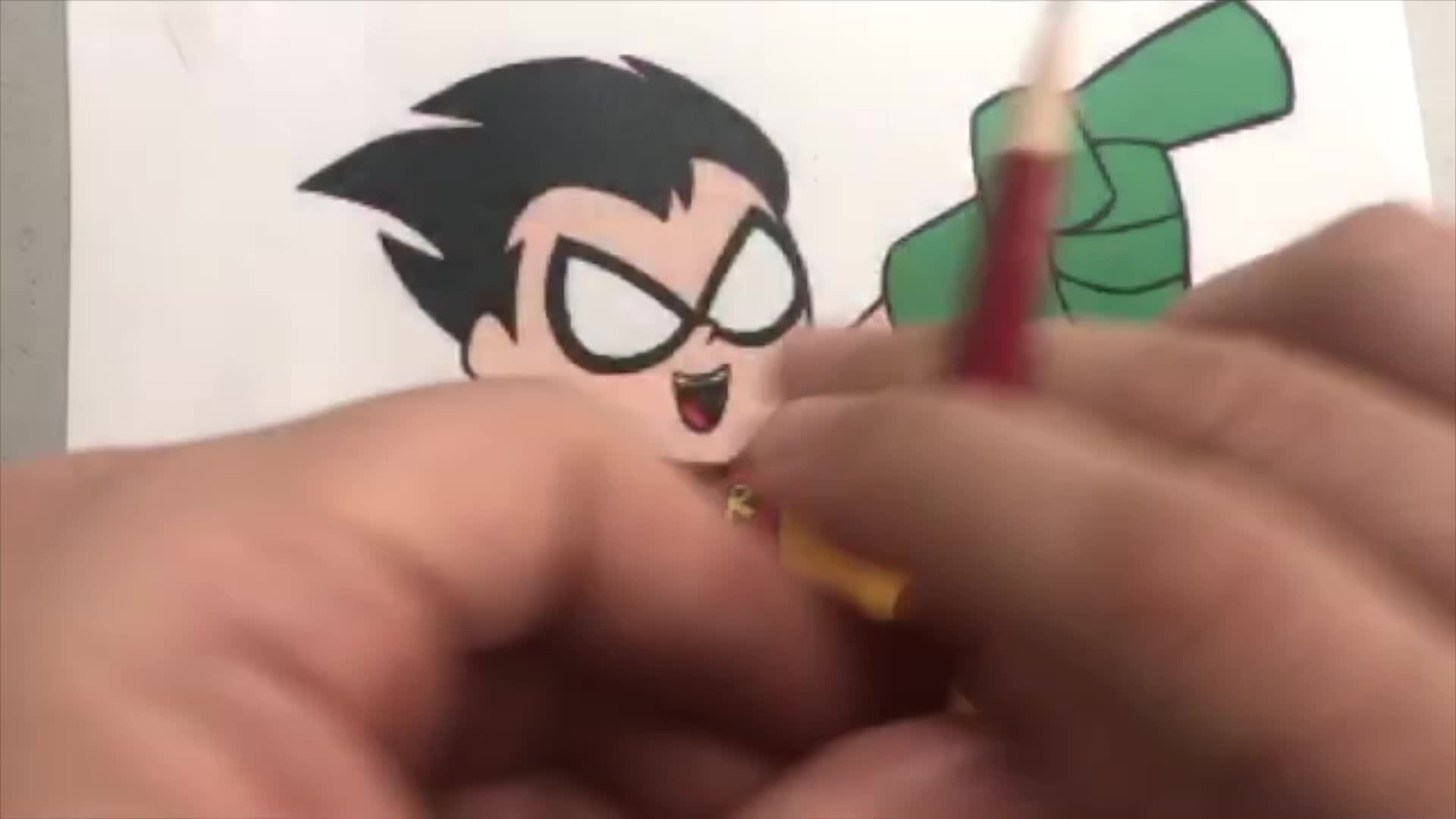 Saturday Morning Cartooning - Robin